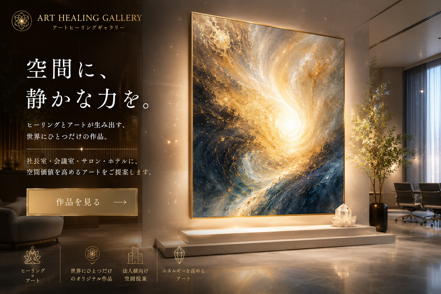ART HEALING GALLERYデモ